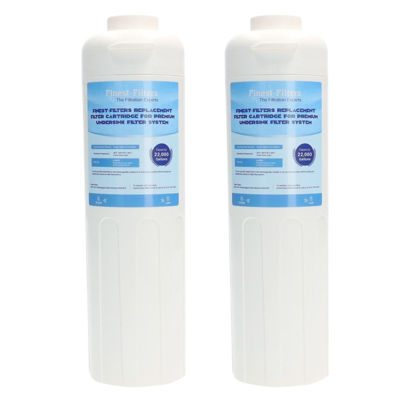 2 x Replacement Premium UnderSink Water Filter Cartridges