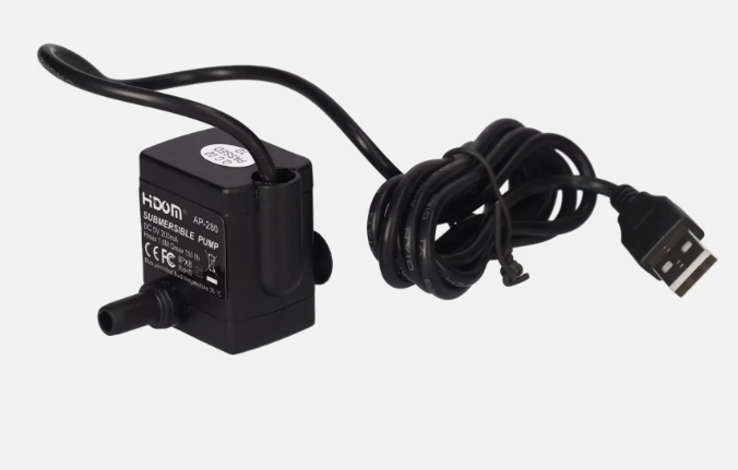 Hidom 160l/h Submersible Pump - USB Lead (AP-280)