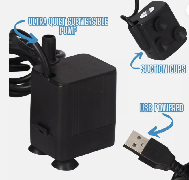 Hidom 160l/h Submersible Pump - USB Lead (AP-290)