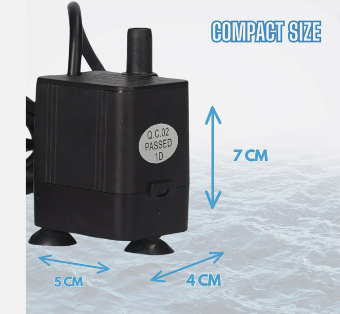 Hidom 160l/h Submersible Pump - USB Lead (AP-290)