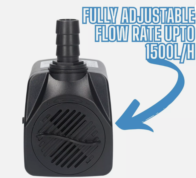Hidom 1500l/h Submersible Pump (NP-2000) Choose from 1.5m or 10m cable