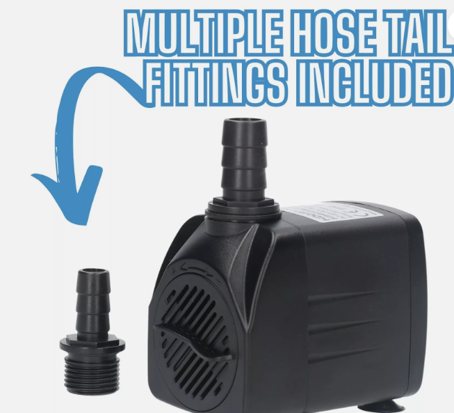 Hidom 1500l/h Submersible Pump (NP-2000) Choose from 1.5m or 10m cable