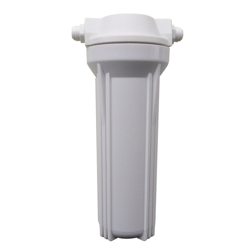 10" White Reverse Osmosis Filter Housing with 1/4" Connections