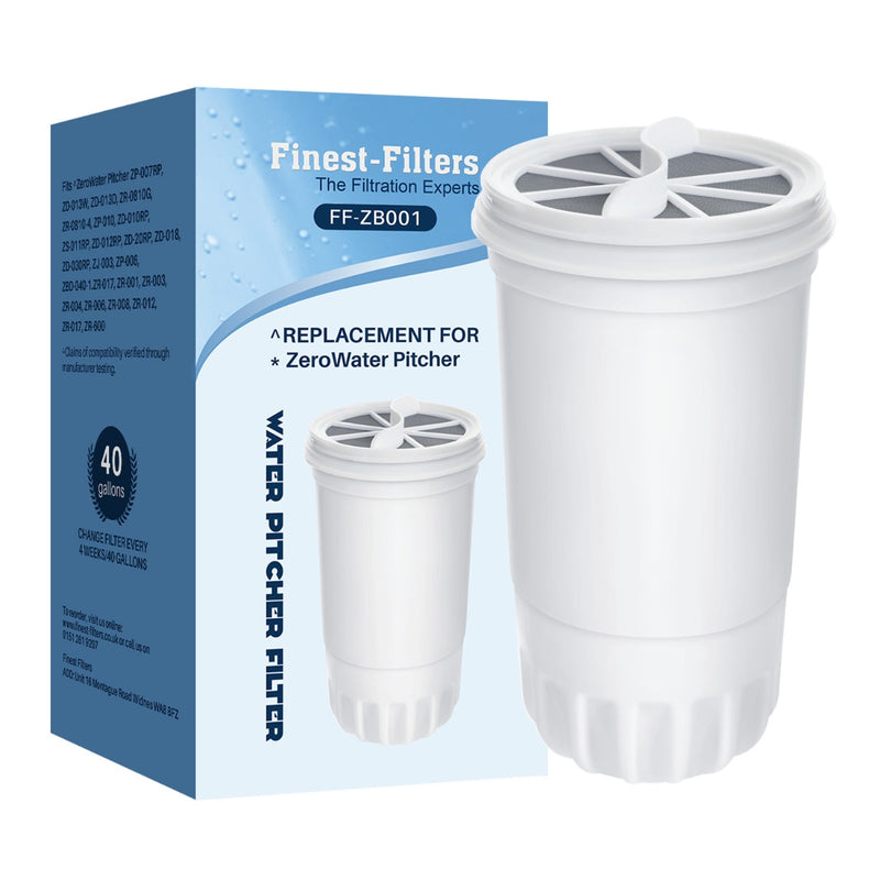 6 x Water Filter Cartridges Compatible with ZeroWater Filter Jug